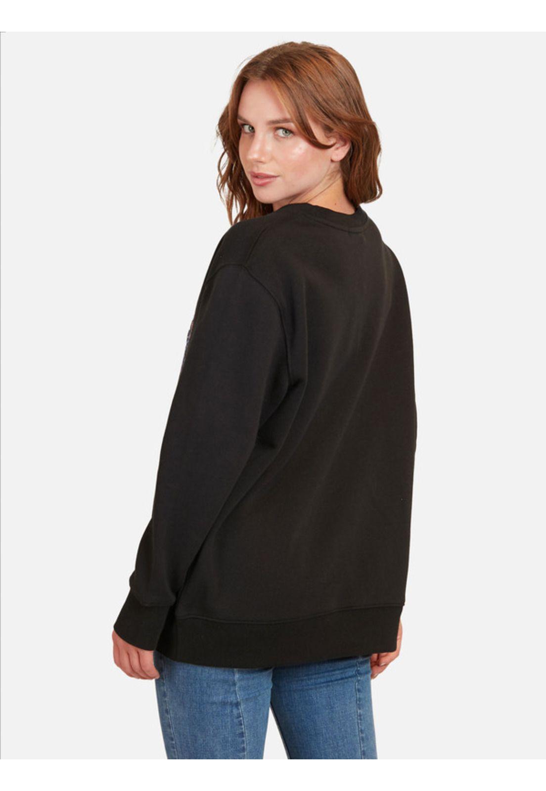 Poleron Perfect Eye Mujer Negro Maui And Sons-1