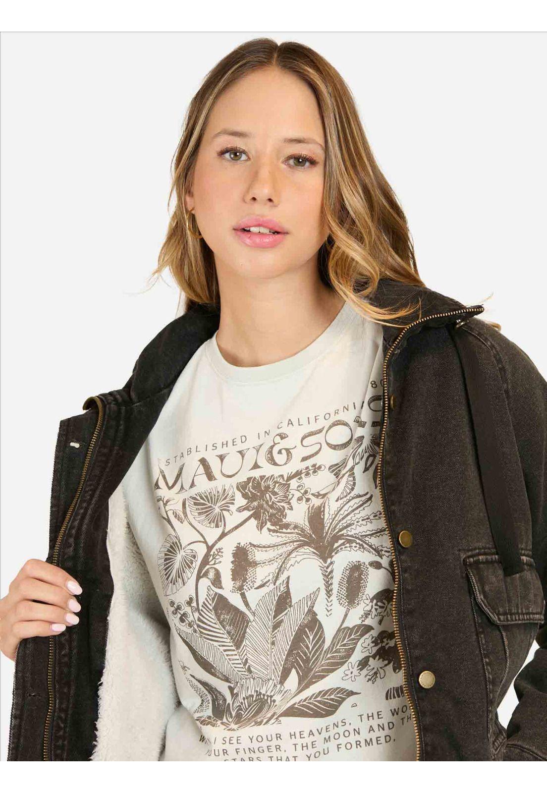 Chaqueta Pegaso Negro Mujer Maui And Sons-2