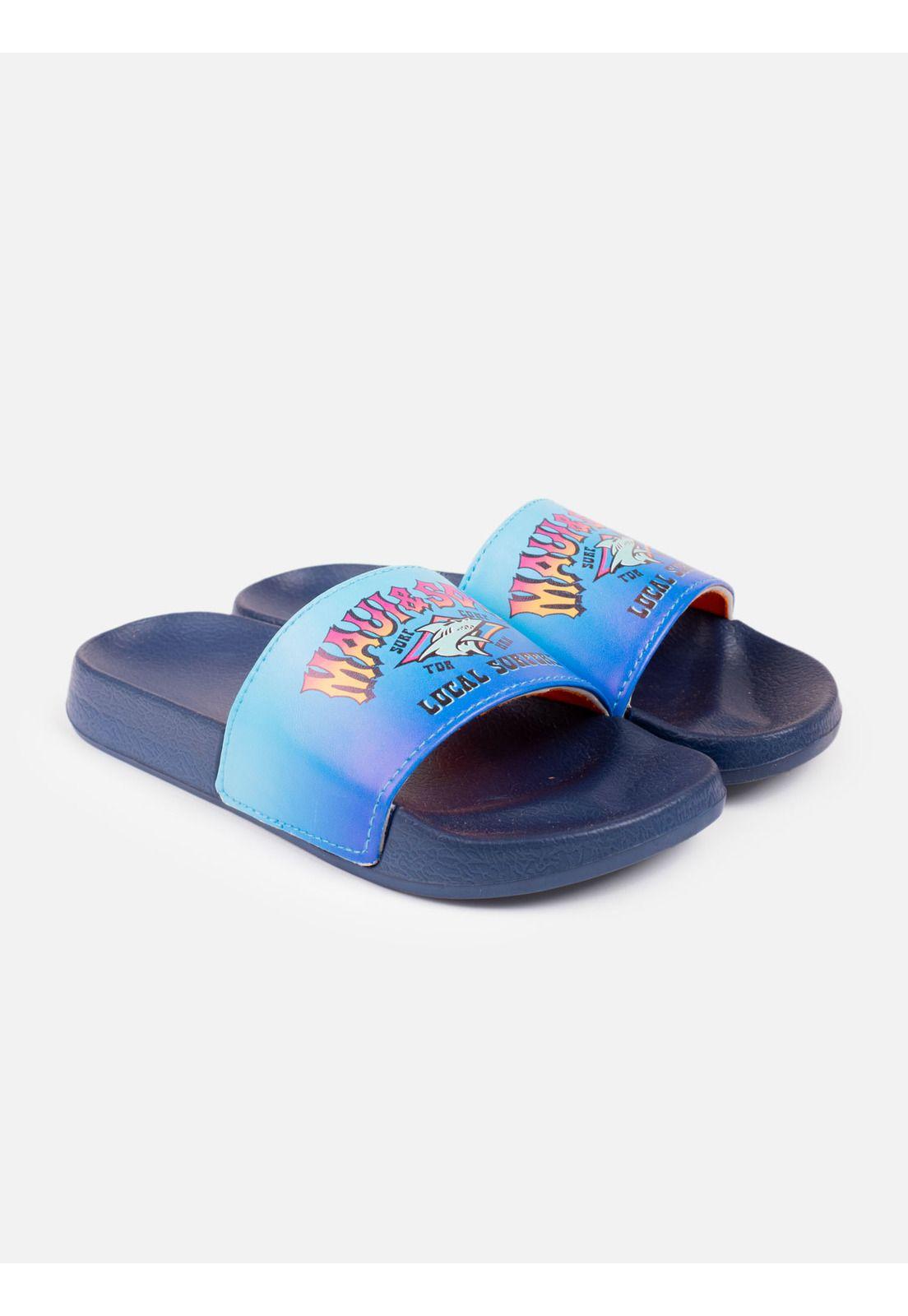 Sandalias Solsticio Azul Niño Maui And Sons-3