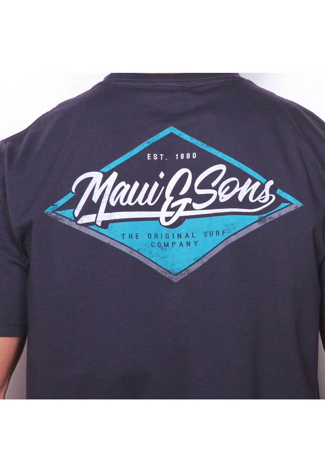 Polera M/C Hombre Gris Maui and Sons 5P120-MI19-2
