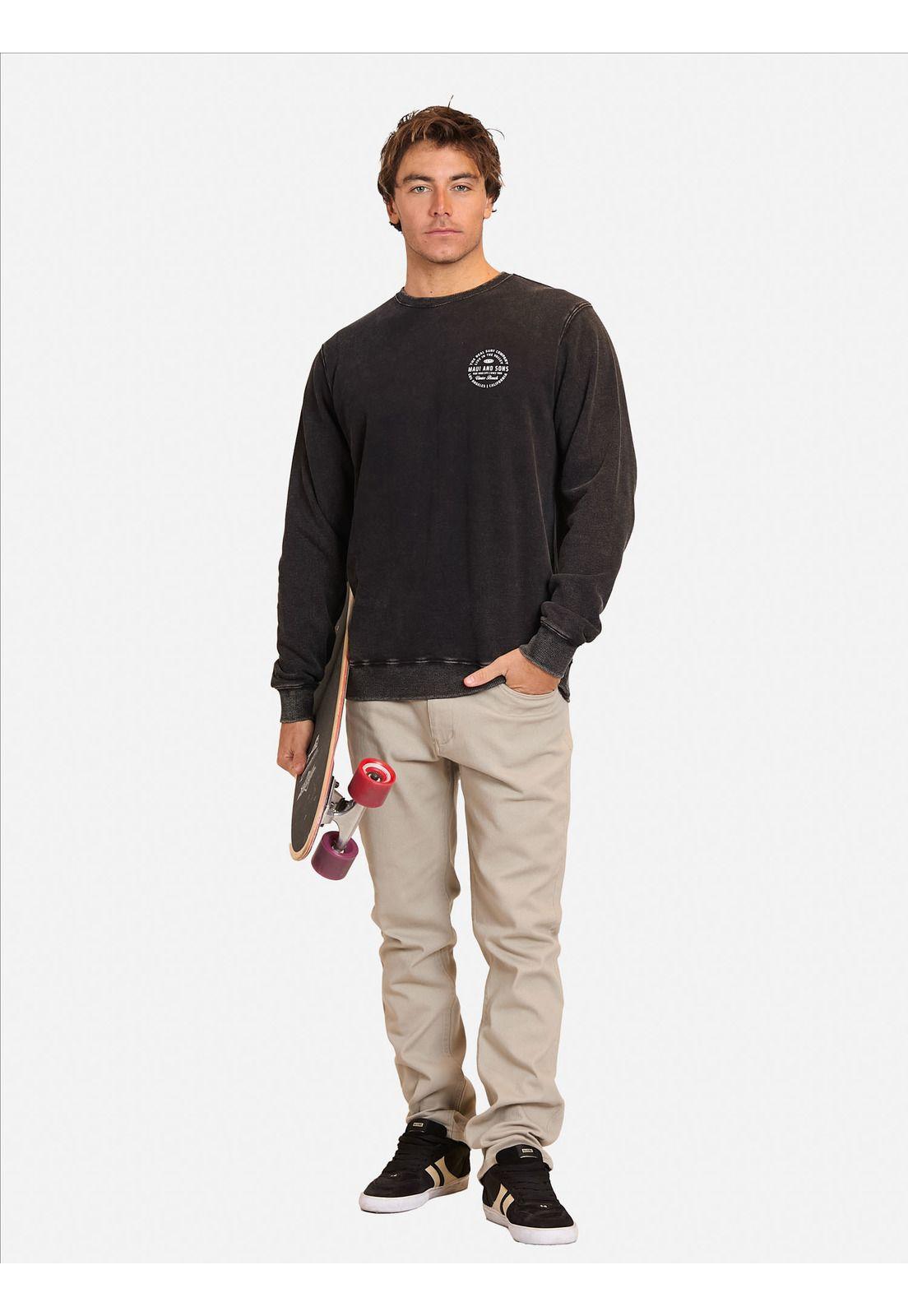 Poleron CR Logan Negro Hombre Maui and Sons-3