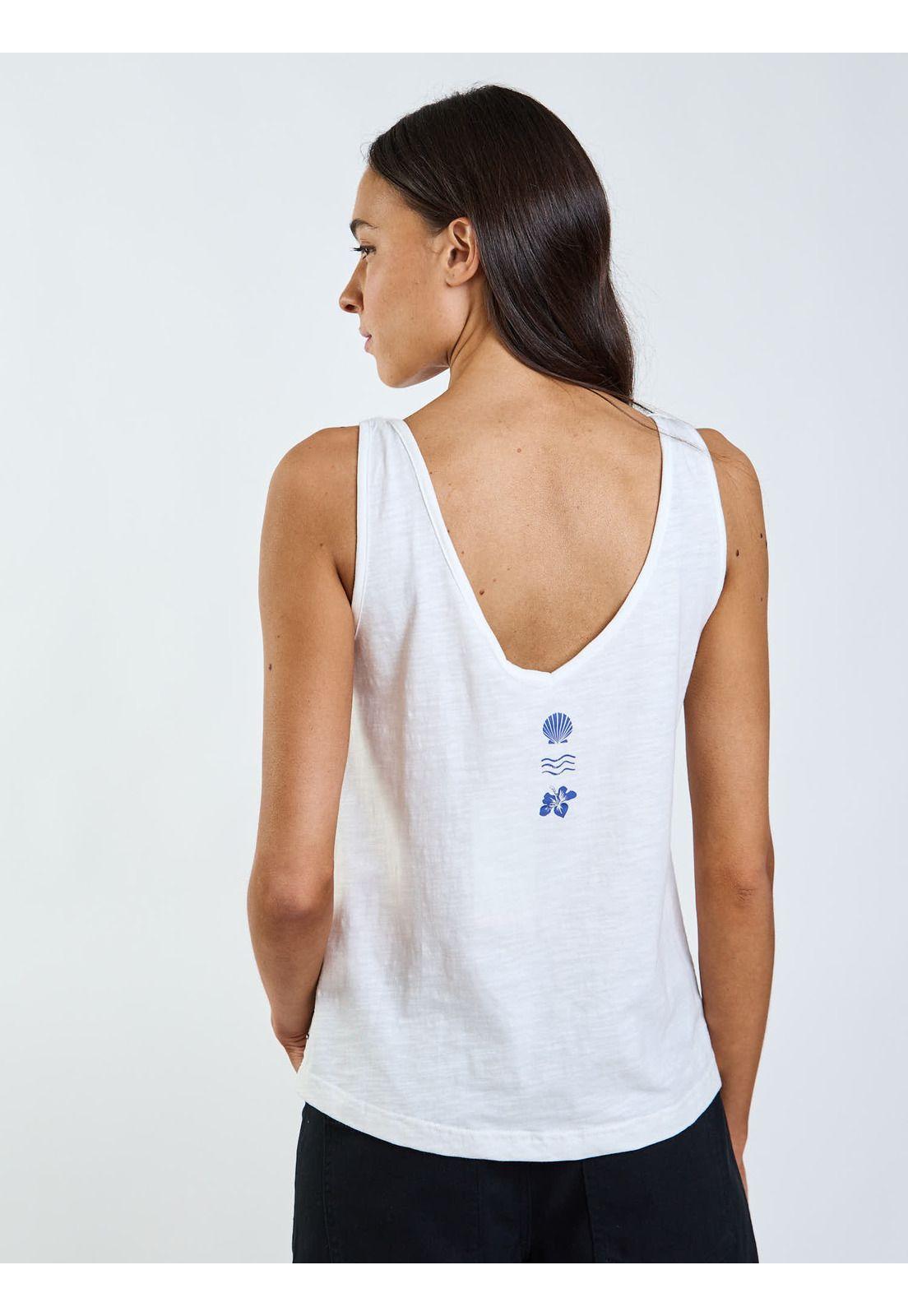 Polera SM Ocean Blanco Mujer Maui and Sons-1
