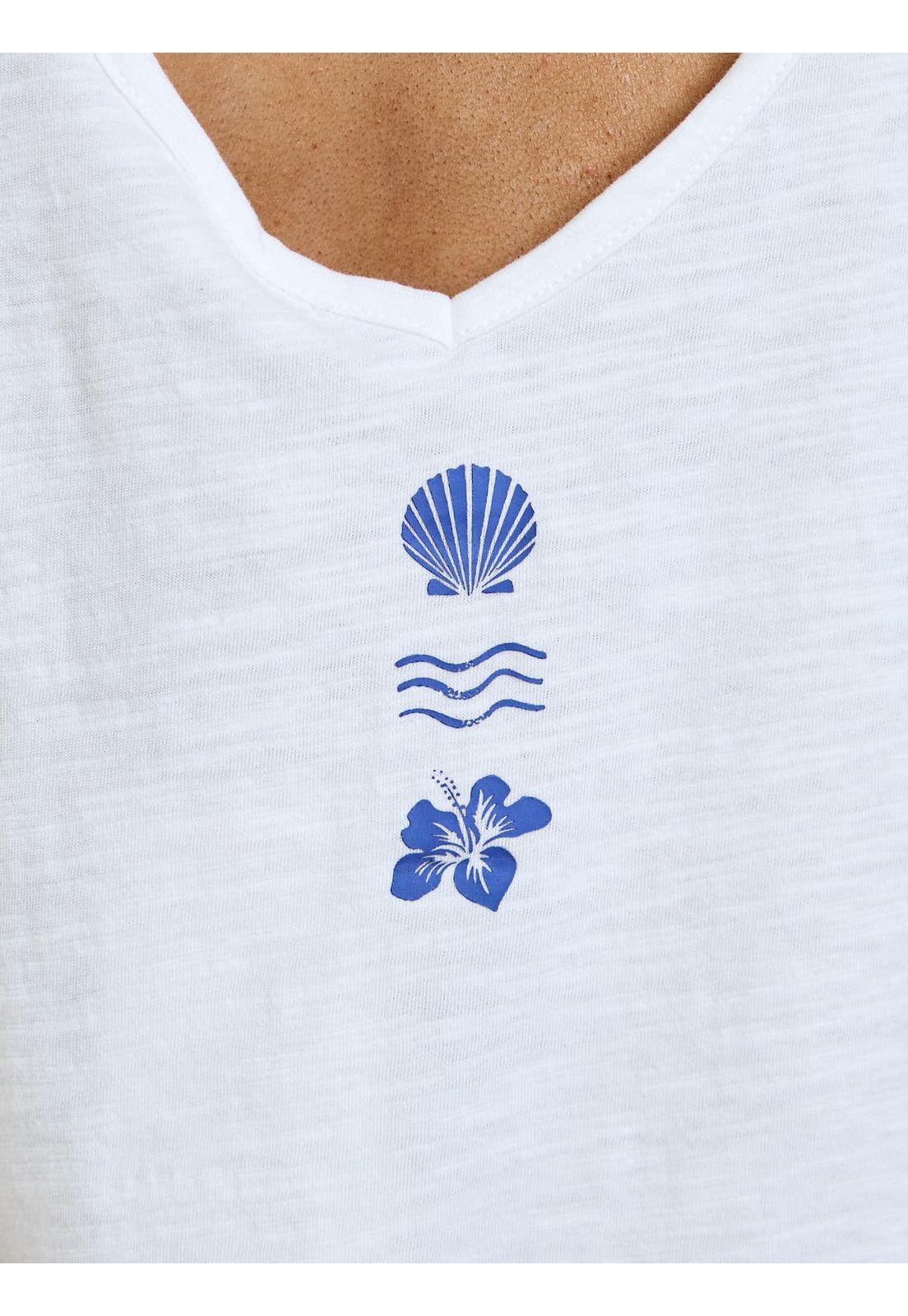 Polera SM Ocean Blanco Mujer Maui and Sons-3