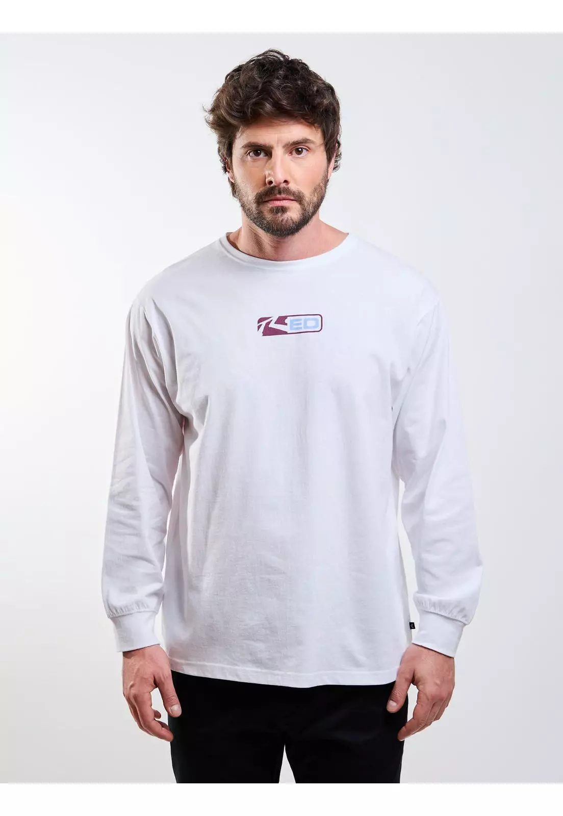 Polera ML Red Vol. Xi Blanco Hombre Rusty-2