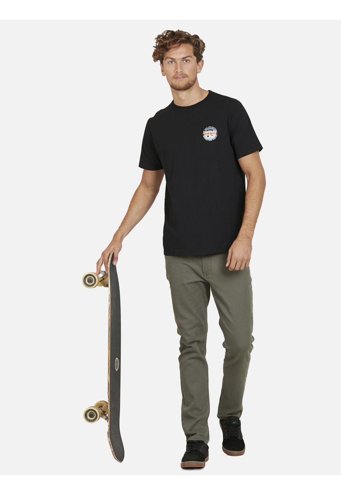 Polera COOKIE SURFER Hombre Negro Maui and Sons-3