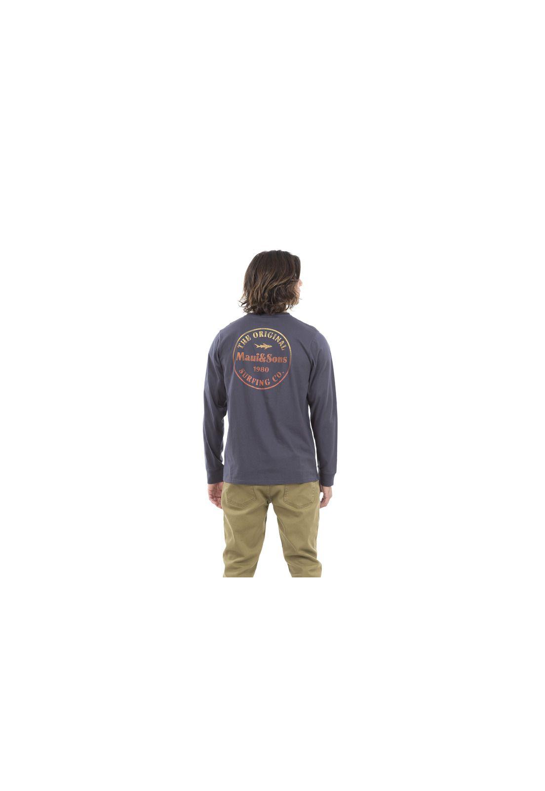 Polera Hombre Maui 5P896-MI20 Gris-1
