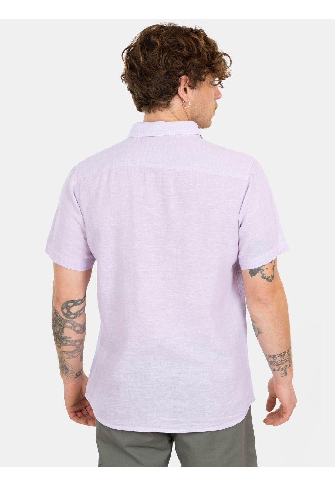 Camisa MC Mirabe Morado Hombre Maui And Sons-1