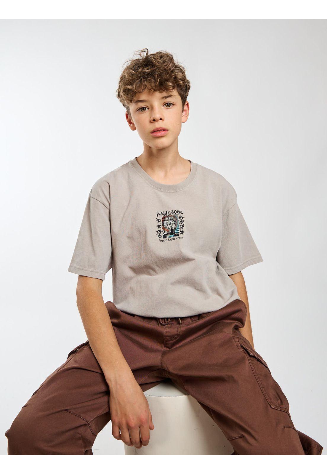 Polera MC Endless Beige Infantil Maui and Sons-6