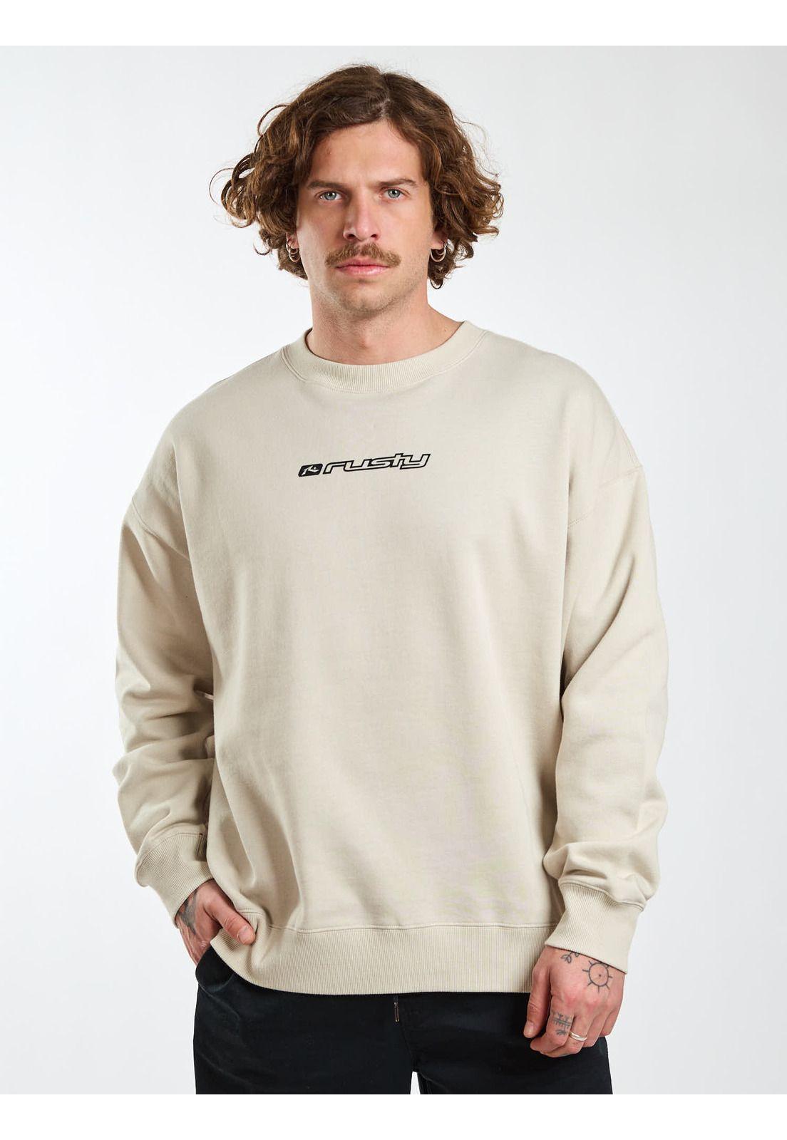 Poleron CR Low Tide Blanco Hombre Rusty-5