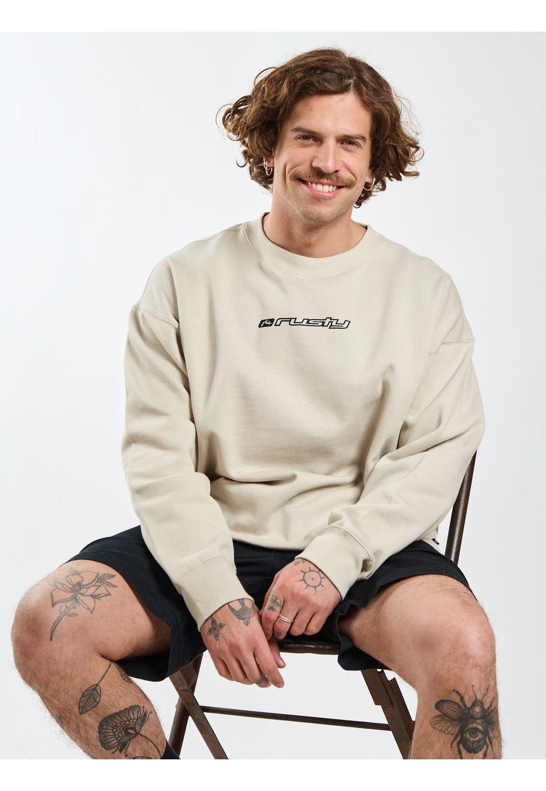 Poleron CR Low Tide Blanco Hombre Rusty-6