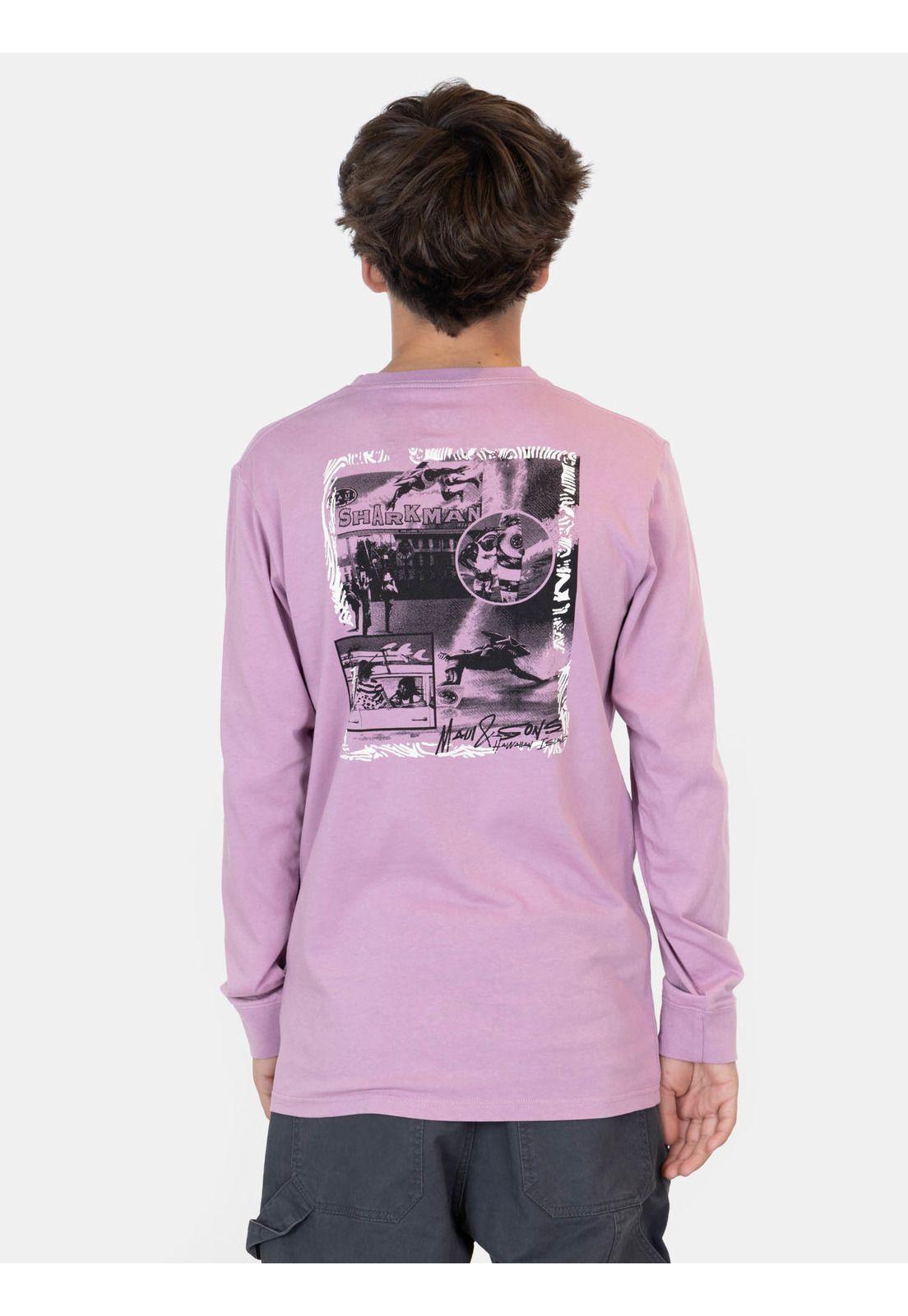 Polera ML SafeShine Rosado Infantil Maui And Sons-1