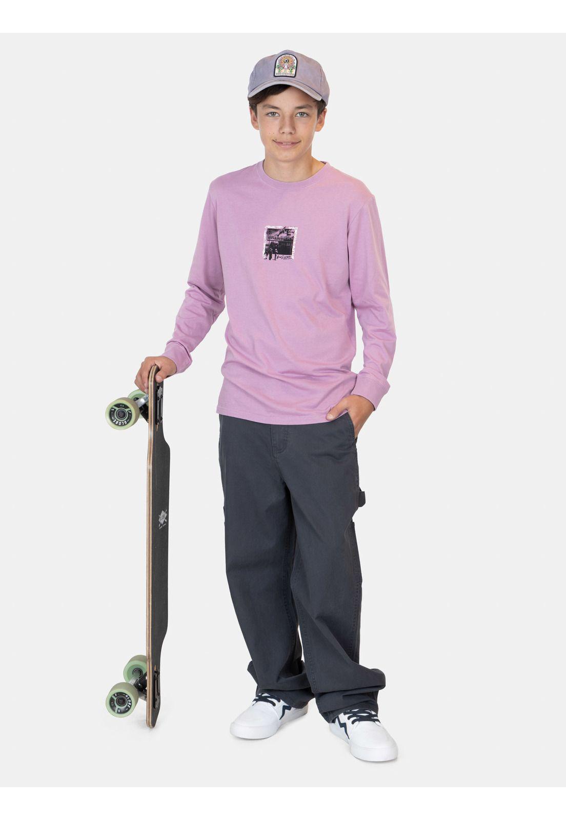 Polera ML SafeShine Rosado Infantil Maui And Sons-3