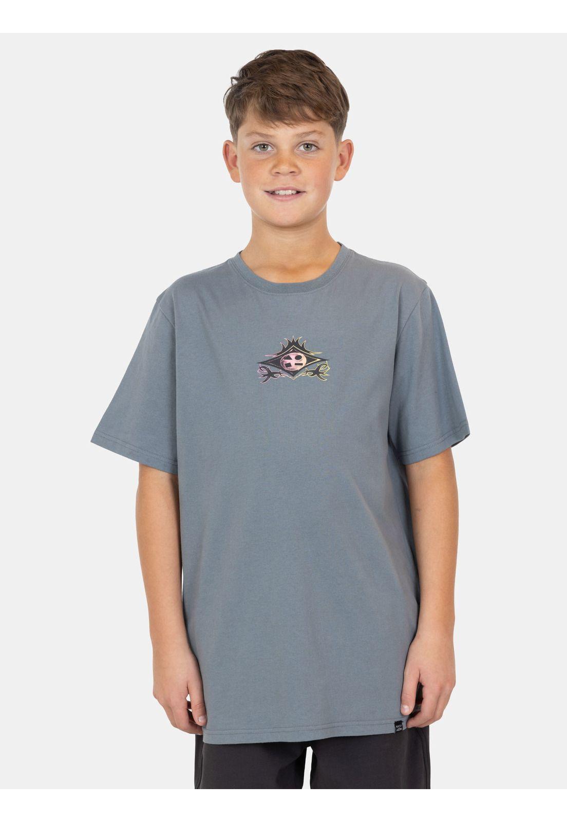 Polera MC Armor Gris Infantil Maui And Sons-0