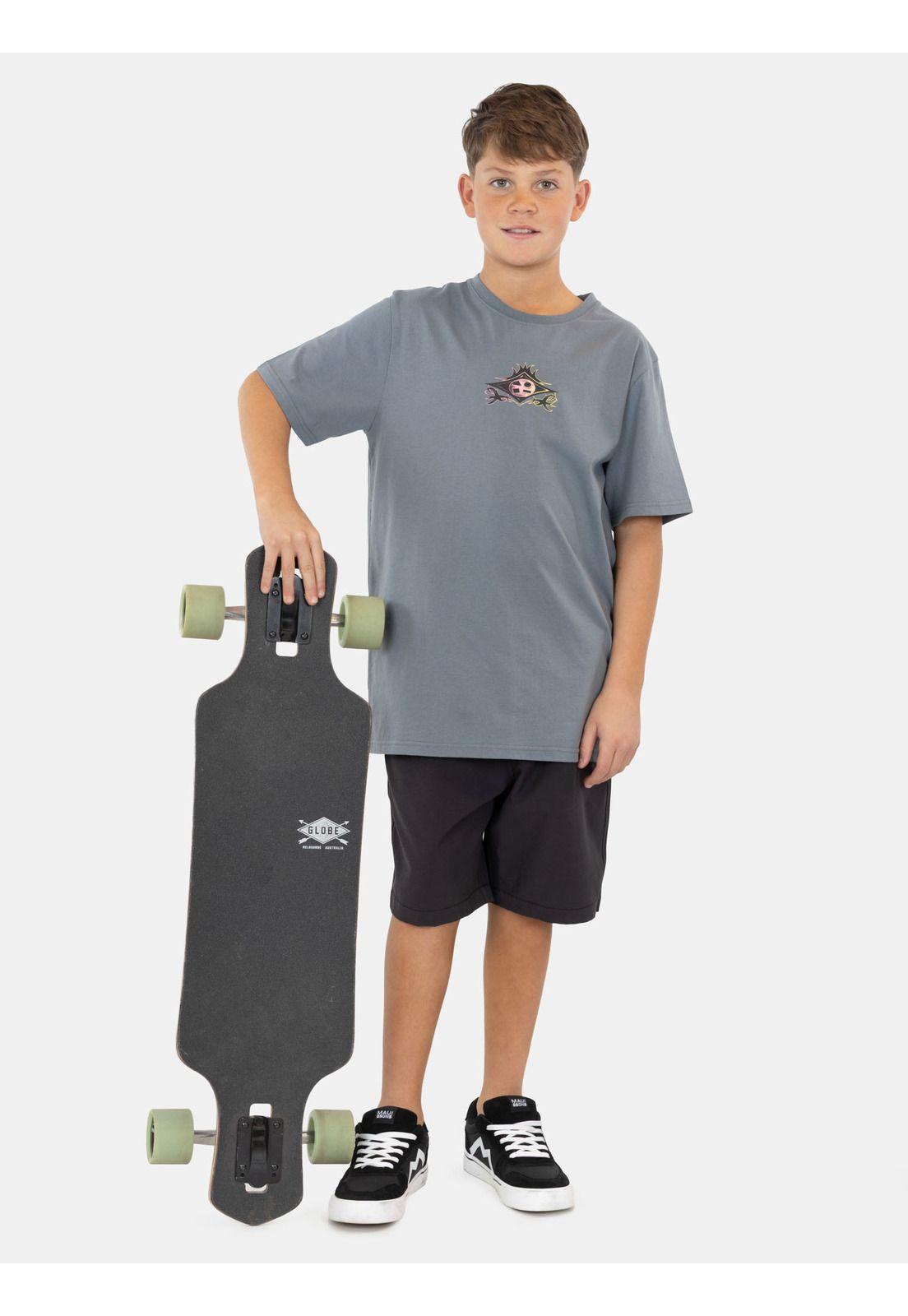 Polera MC Armor Gris Infantil Maui And Sons-3