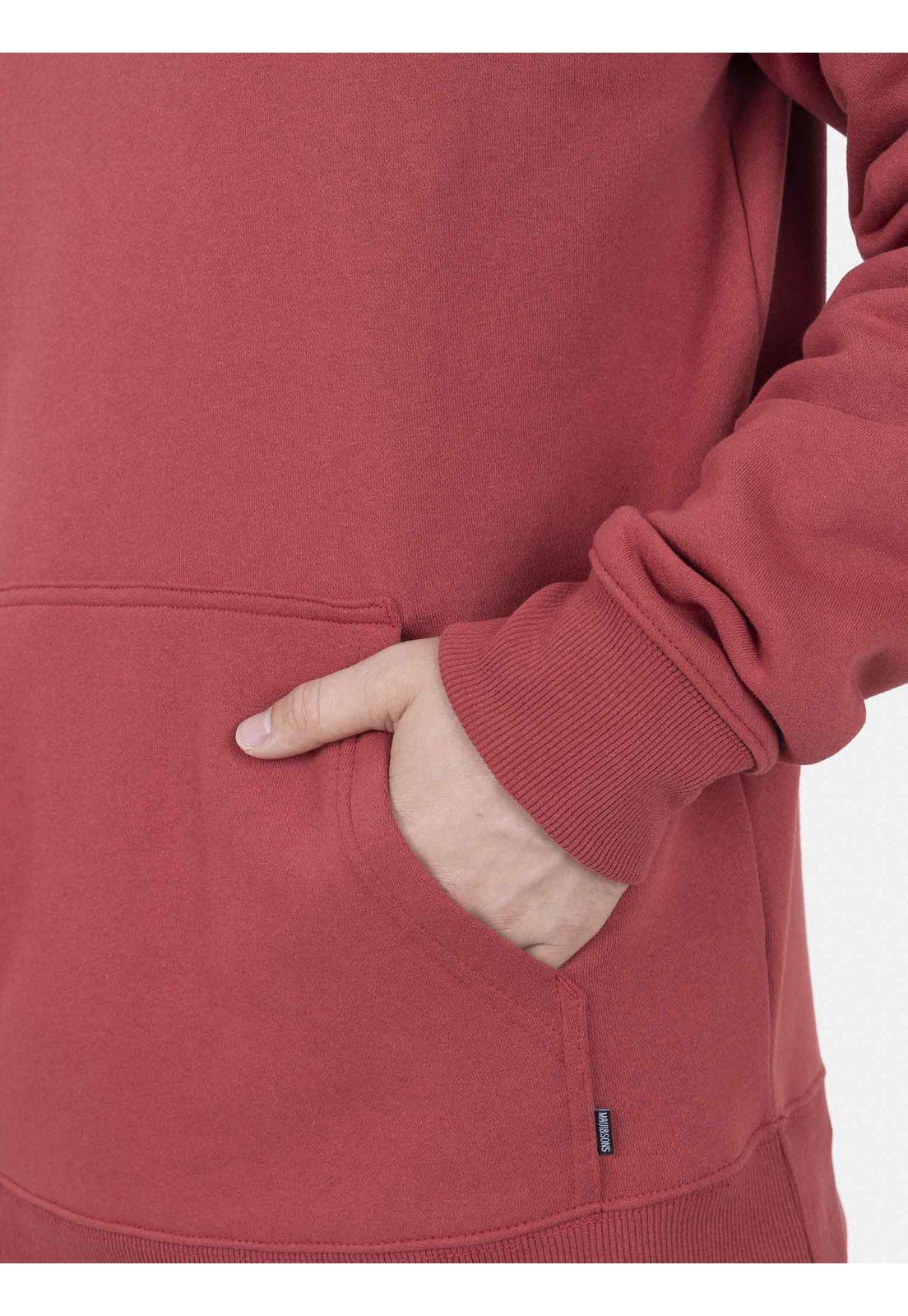 Poleron Hombre Century THR HOODIE Rojo Maui and Sons-2