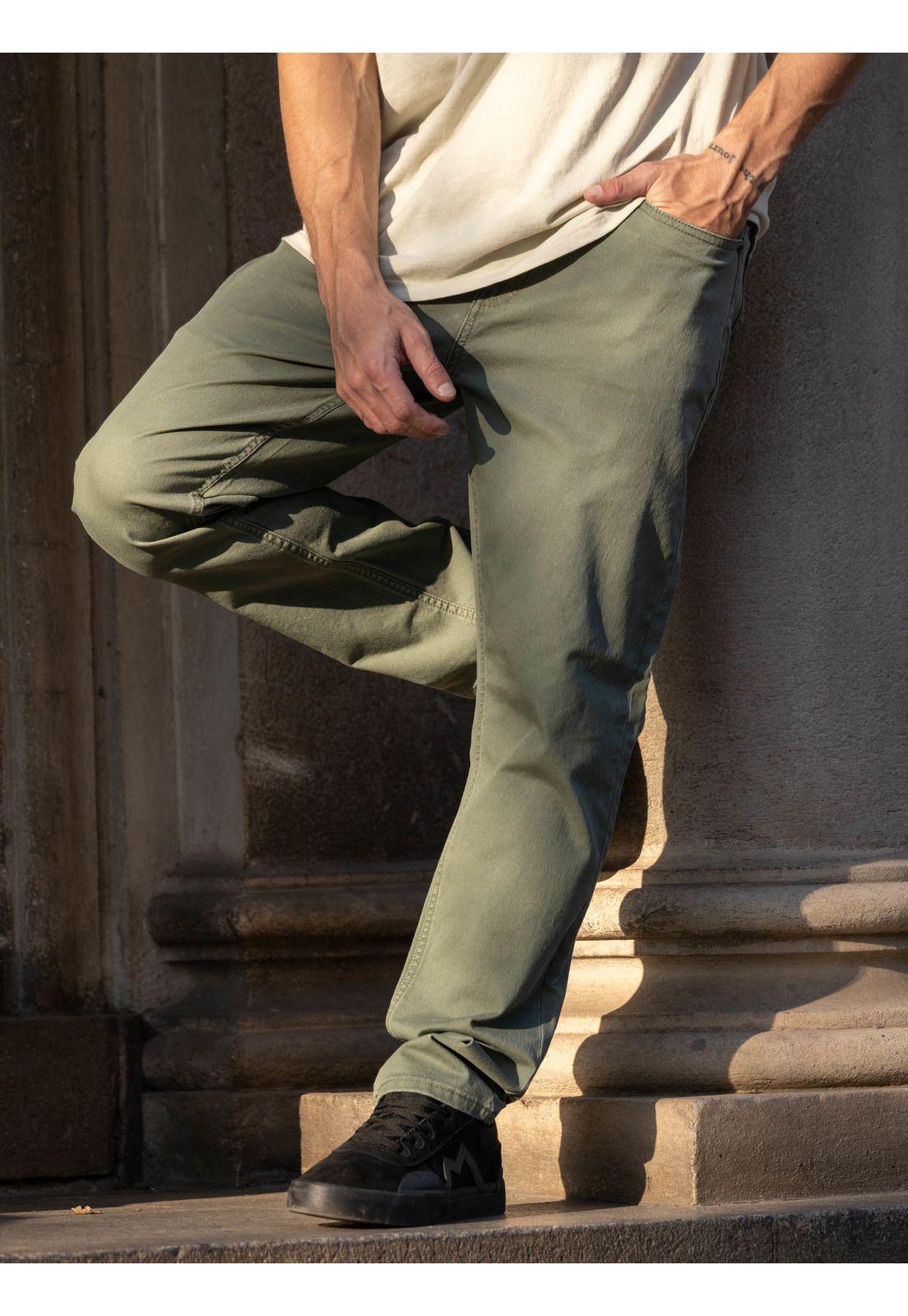 Pantalón Riptide Verde Hombre Maui And Sons-0