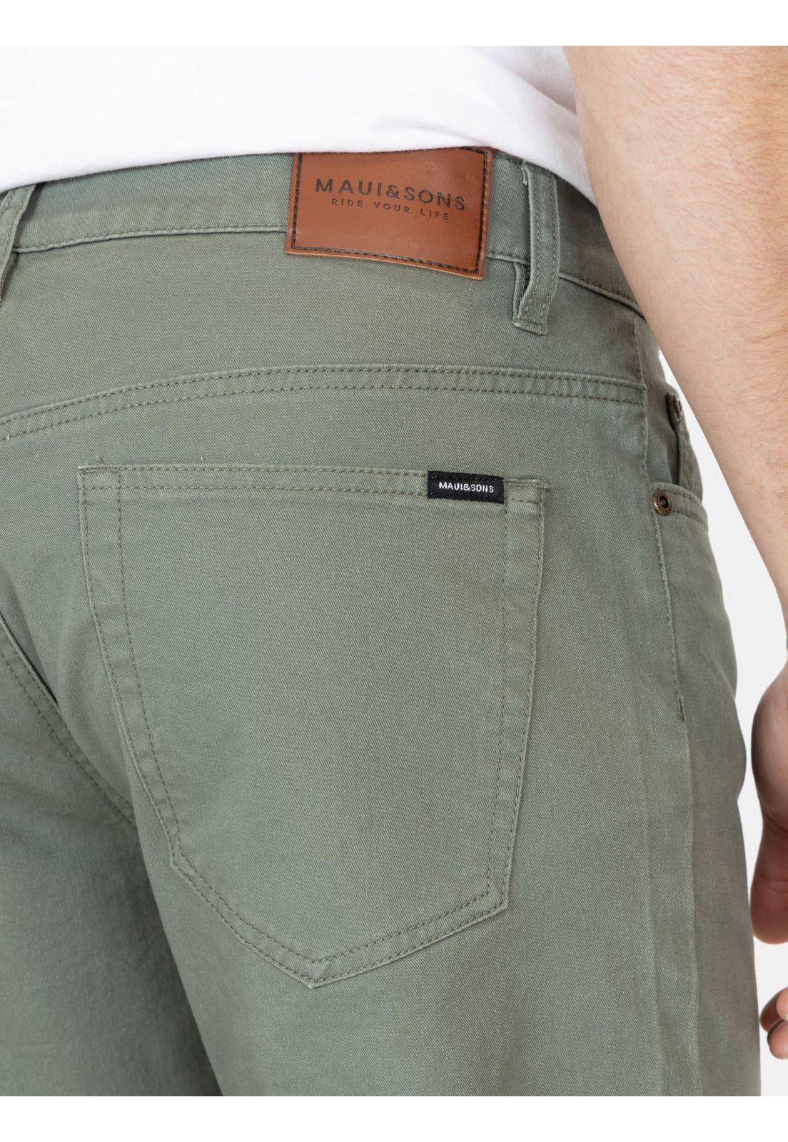Pantalón Riptide Verde Hombre Maui And Sons-4