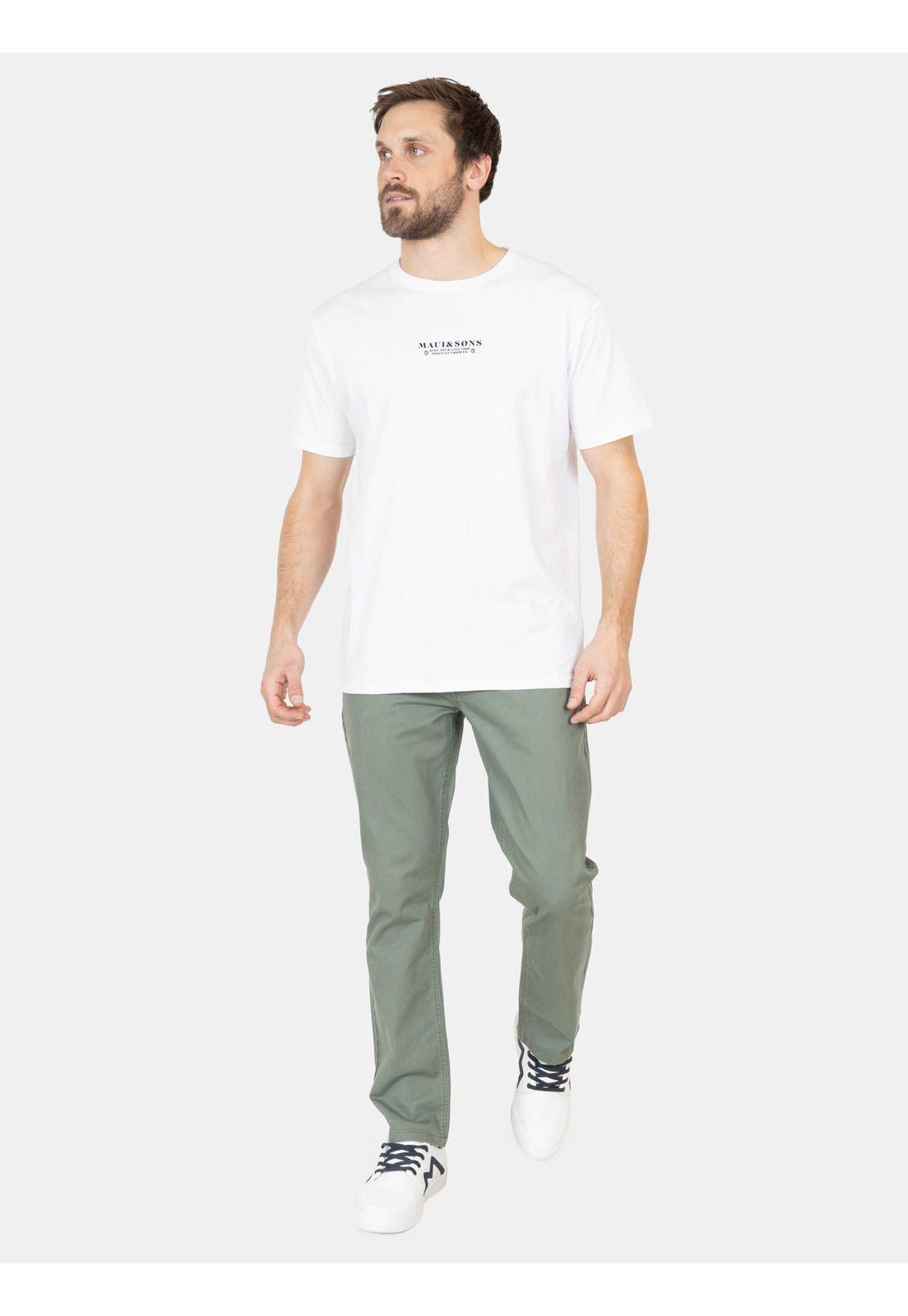 Pantalón Riptide Verde Hombre Maui And Sons-5
