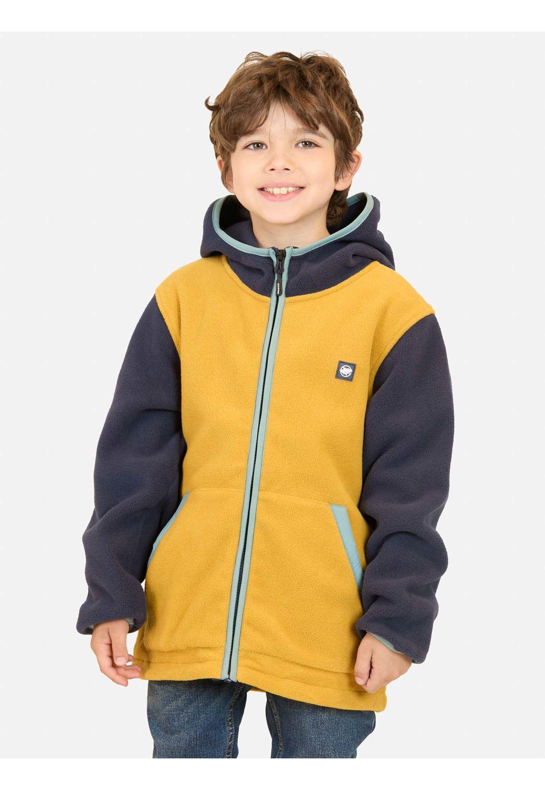 Poleron Micropolar James Café Infantil Maui And Sons-0