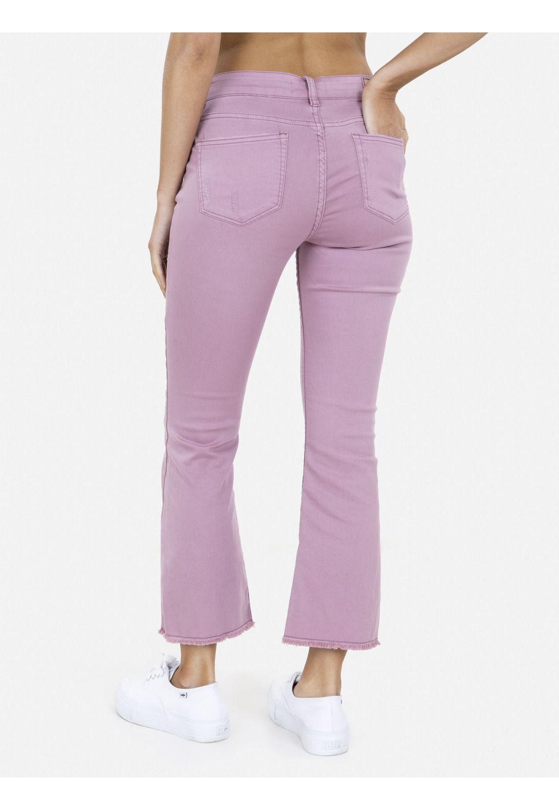 Pantalon SUMMER JEANS Mujer Rosado Maui and Sons-1