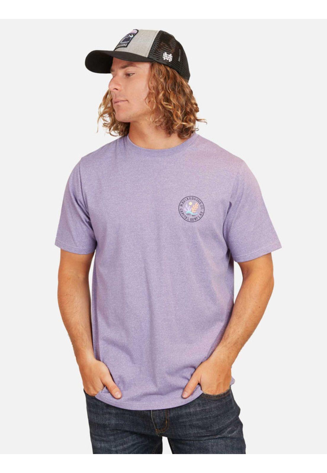 Polera Coral Papital Hombre Morado Maui And Sons-0