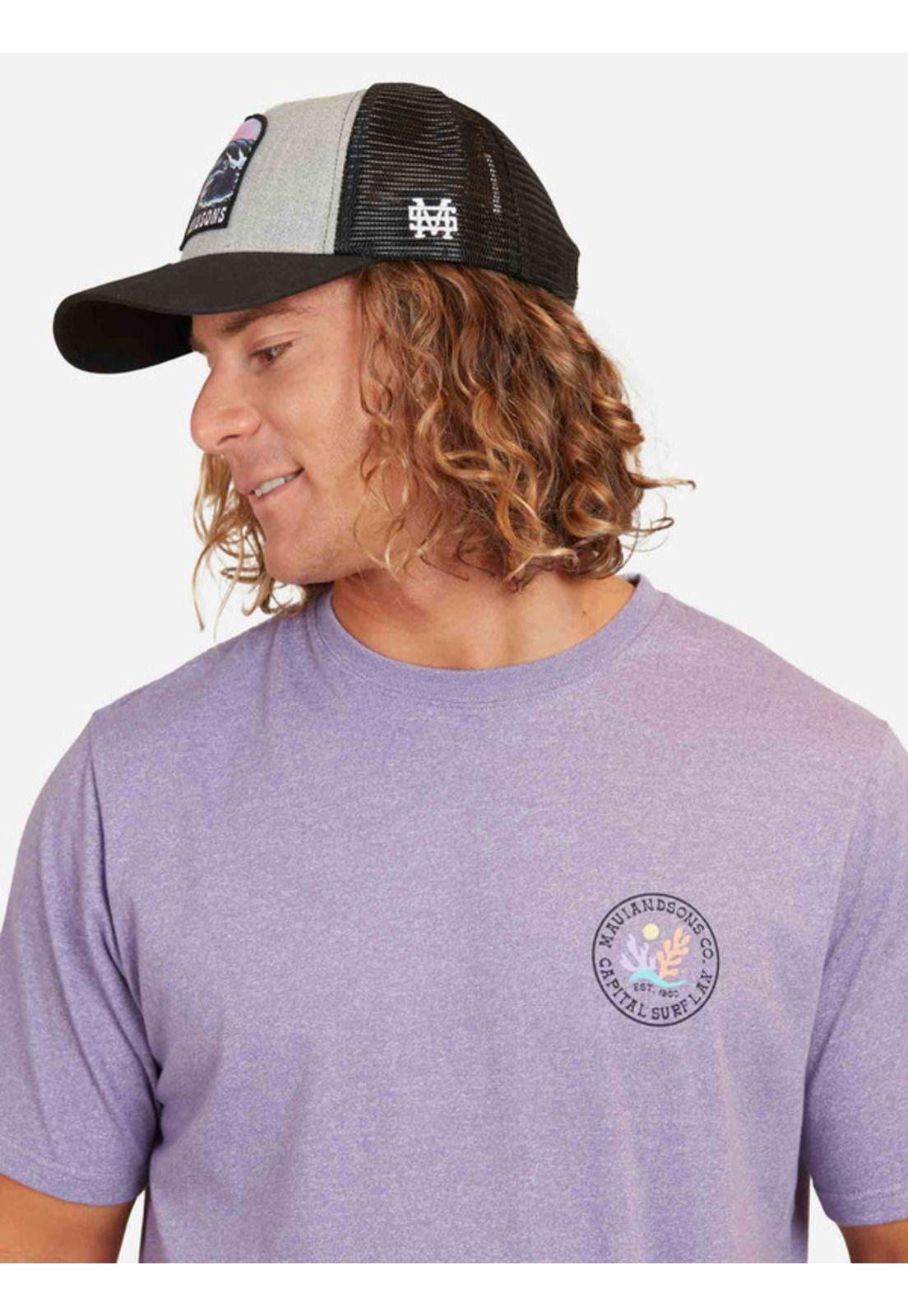 Polera Coral Papital Hombre Morado Maui And Sons-2