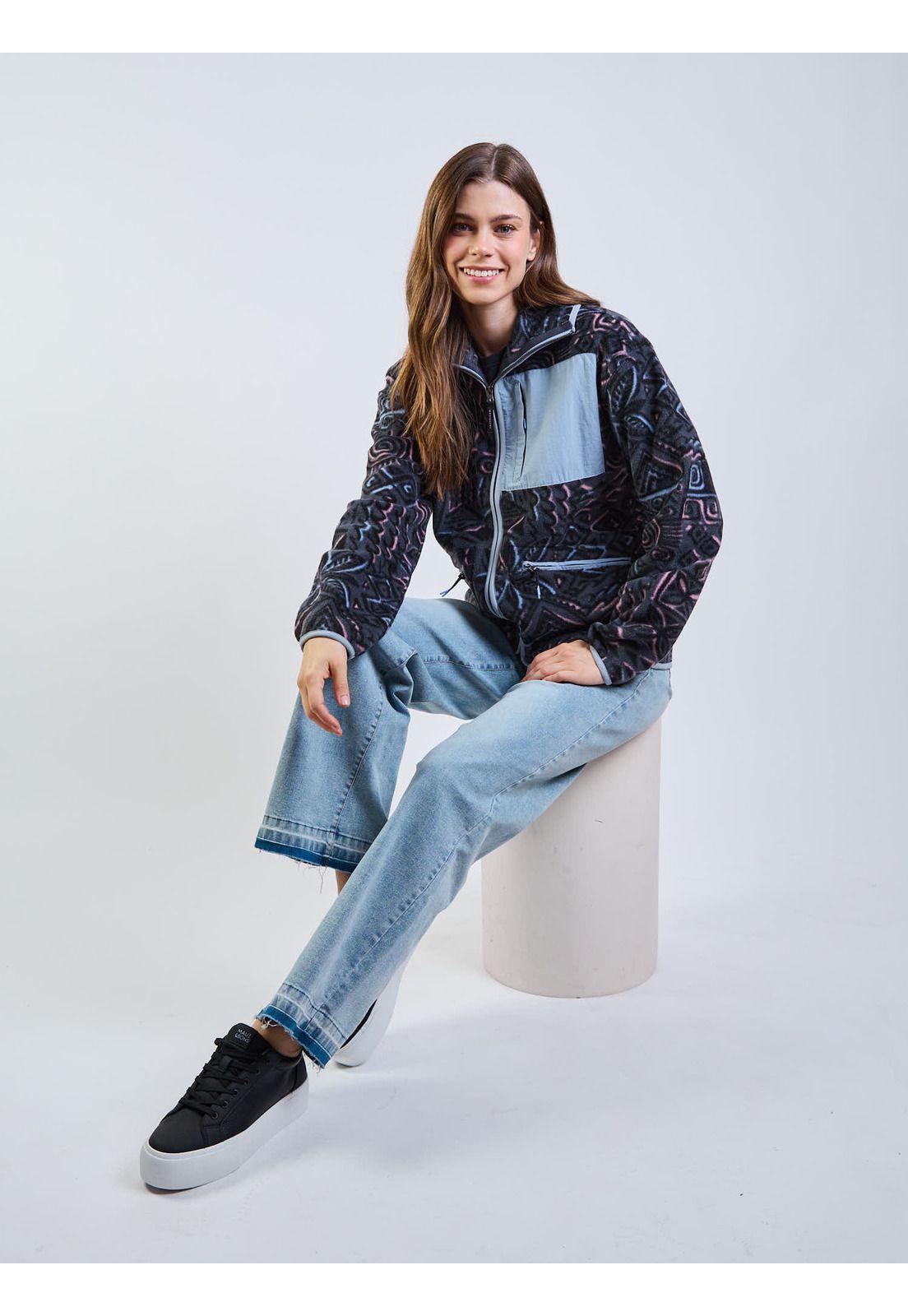 Poleron Polar Steel Multicolor Mujer Maui And Sons-7