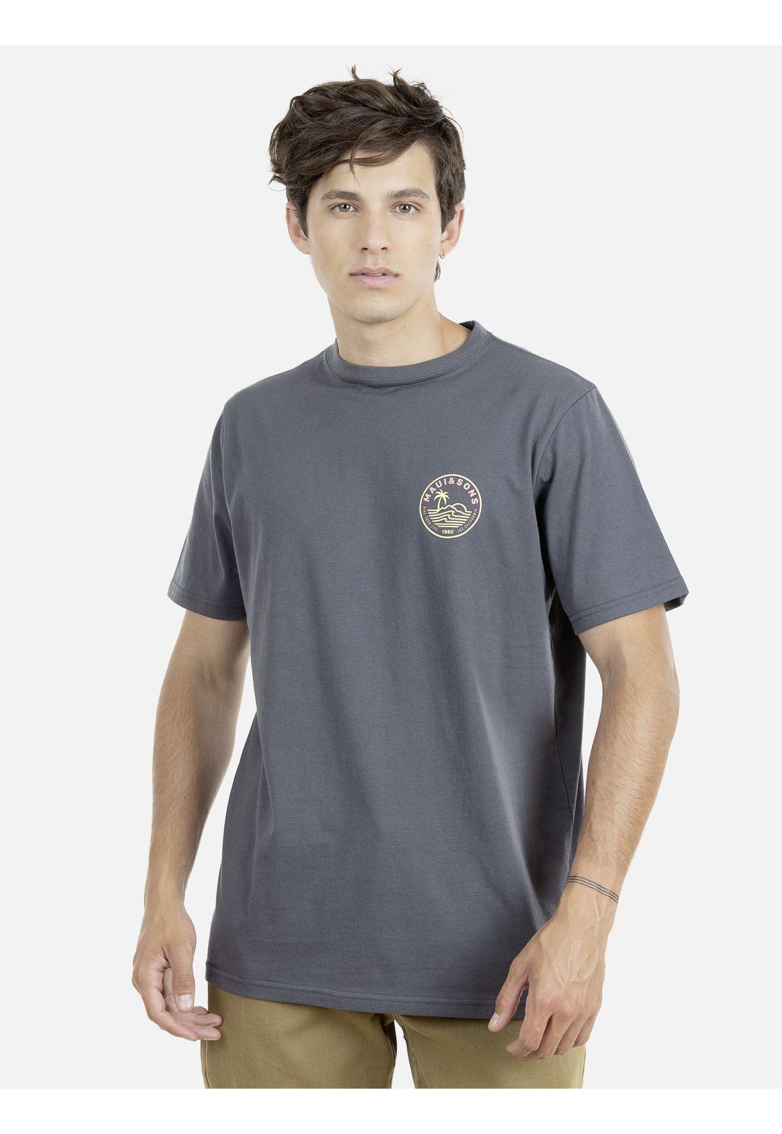 Polera M/C Hombre Maui 5P398-MI21 Gris-0