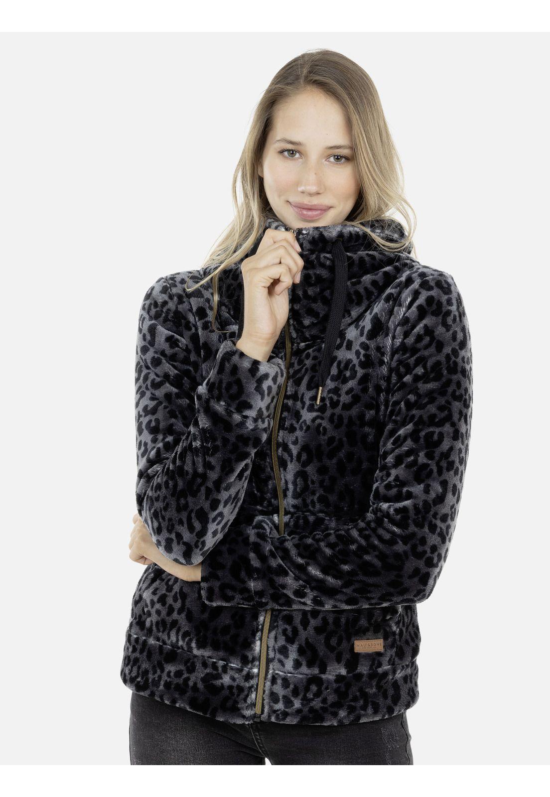 Poleron Mujer 5O544-WI21 Gris Oscuro Maui and Sons-0