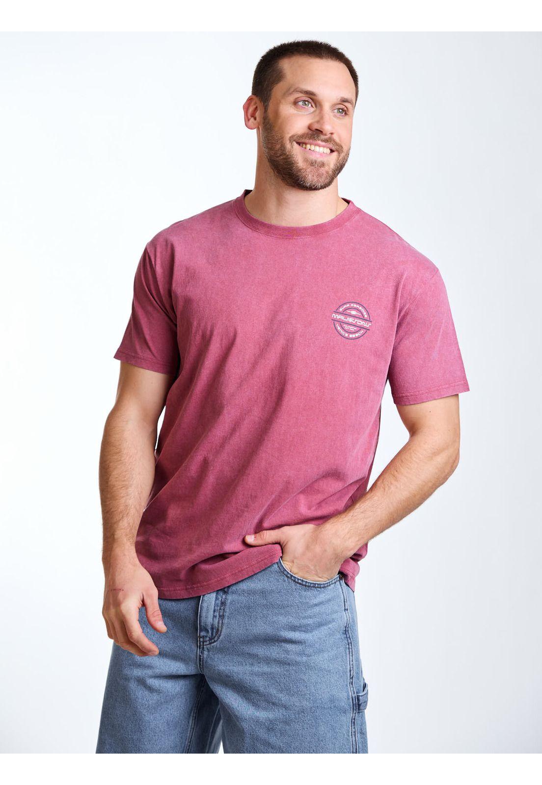 Polera MC Endless Burdeo Hombre Maui and Sons-6