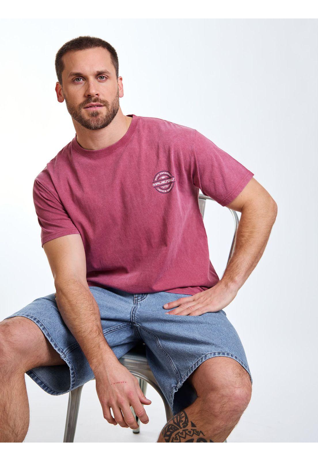 Polera MC Endless Burdeo Hombre Maui and Sons-7