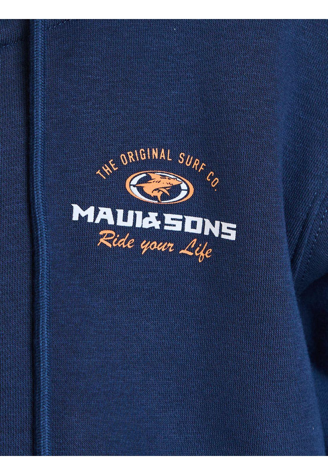 Poleron FZ Lani Azul Infantil Maui and Sons-5