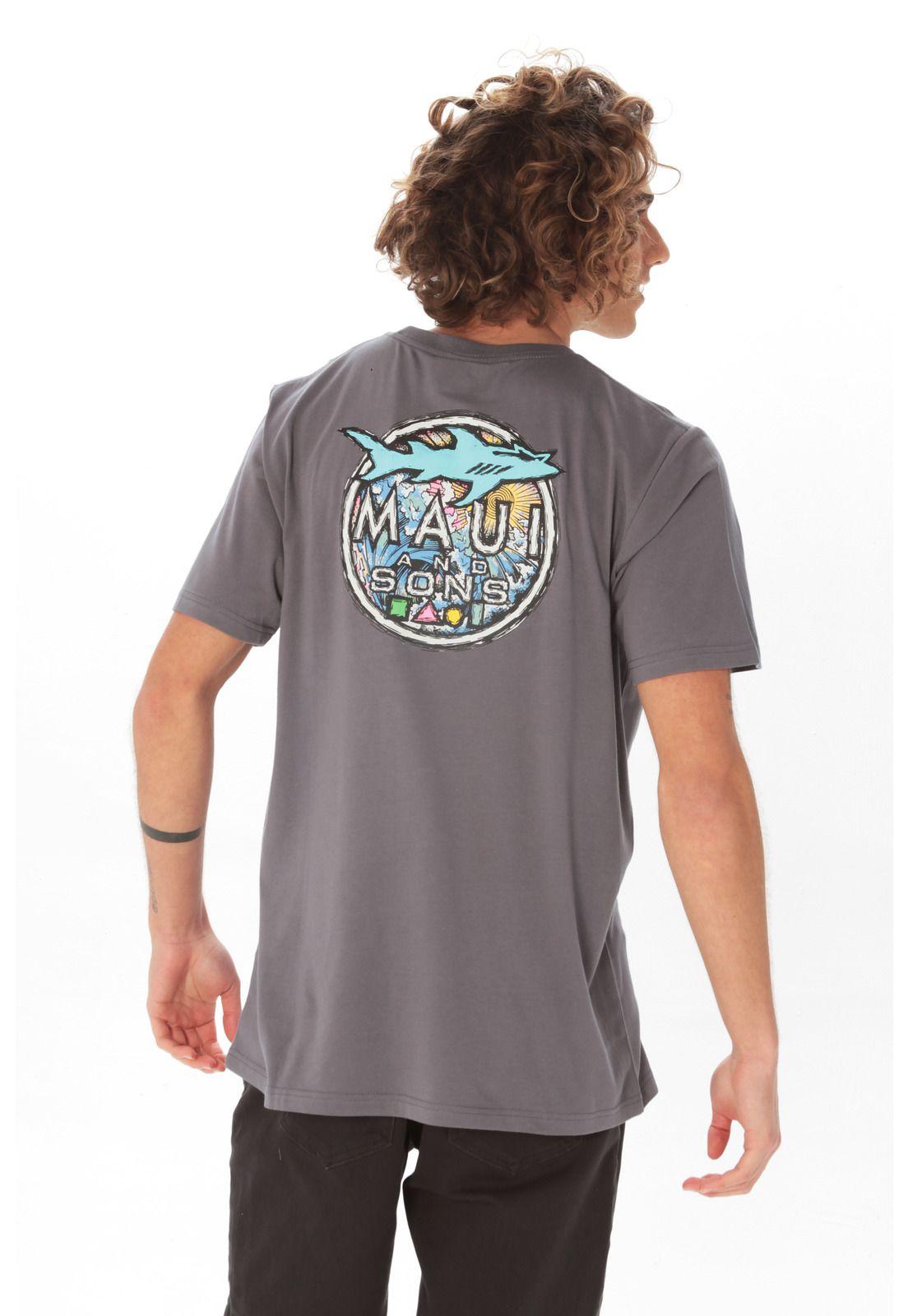 Polera M/C Basica Hombre 5P904-MV21 Gris-1