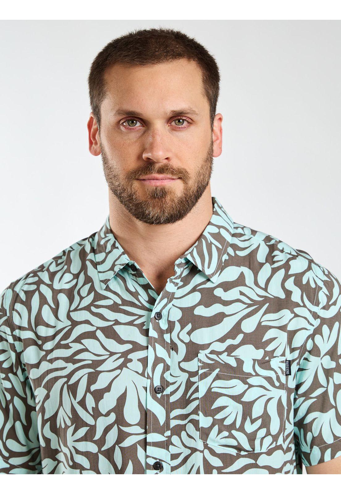 Camisa MC Makai Multicolor Hombre Maui and Sons-3