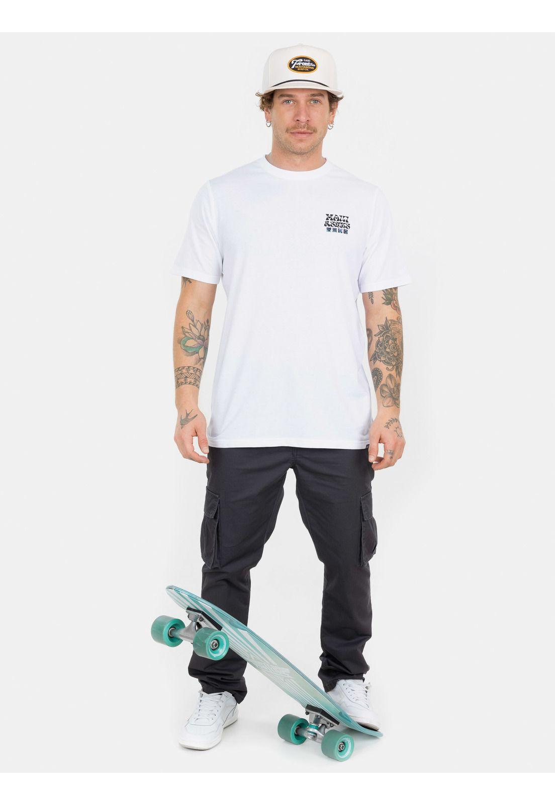Polera MC Gradient Art Tees  Blanco Hombre Maui And Sons-3