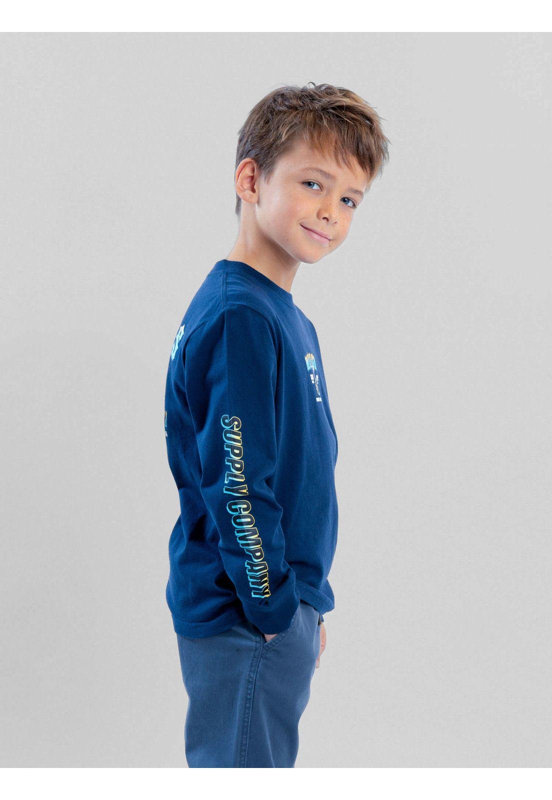 Polera ML Wacky Races Azul Infantil Maui And Sons-1