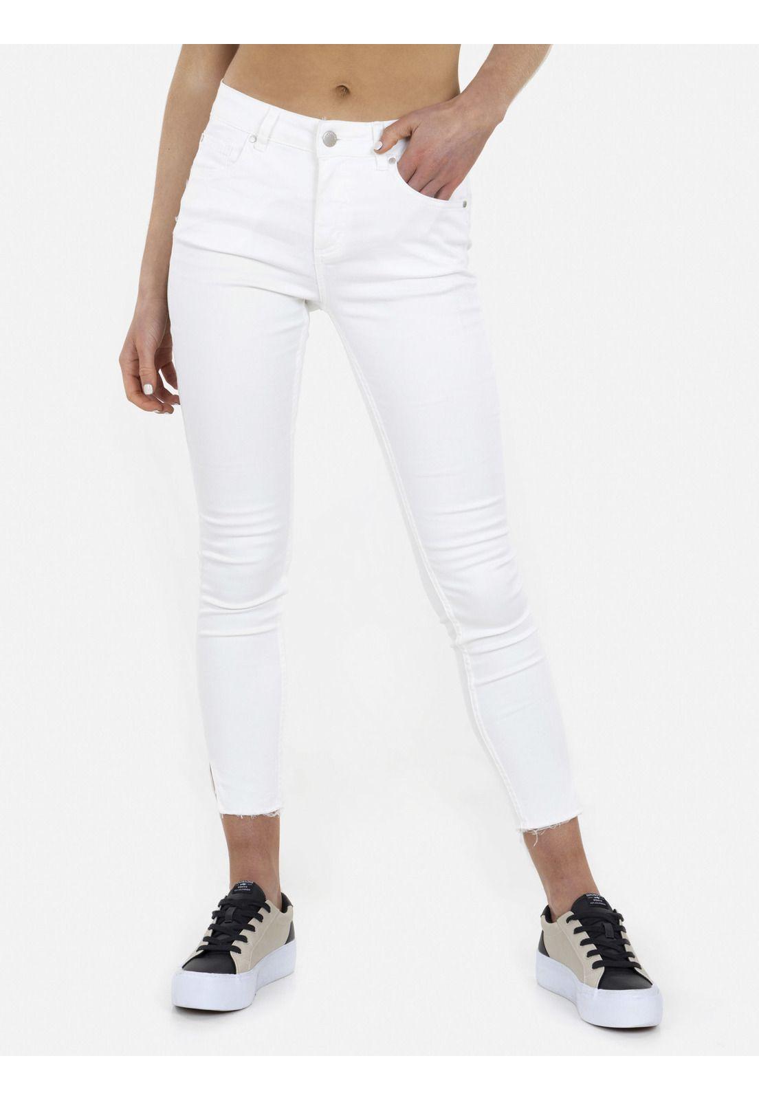 Pantalon CLASSIC JEANS Mujer Blanco Maui and Sons-0