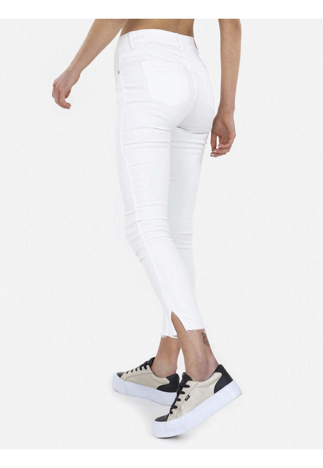 Pantalon CLASSIC JEANS Mujer Blanco Maui and Sons-1