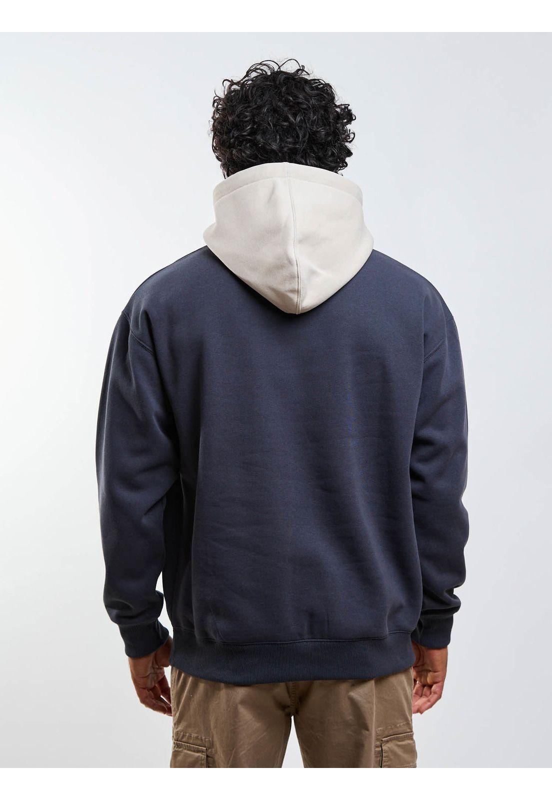 Poleron Canguro Coraly Gris Hombre Maui And Sons-4