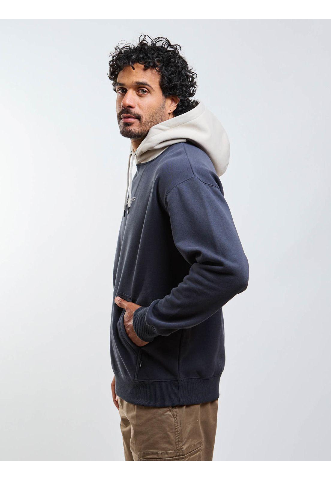 Poleron Canguro Coraly Gris Hombre Maui And Sons-5