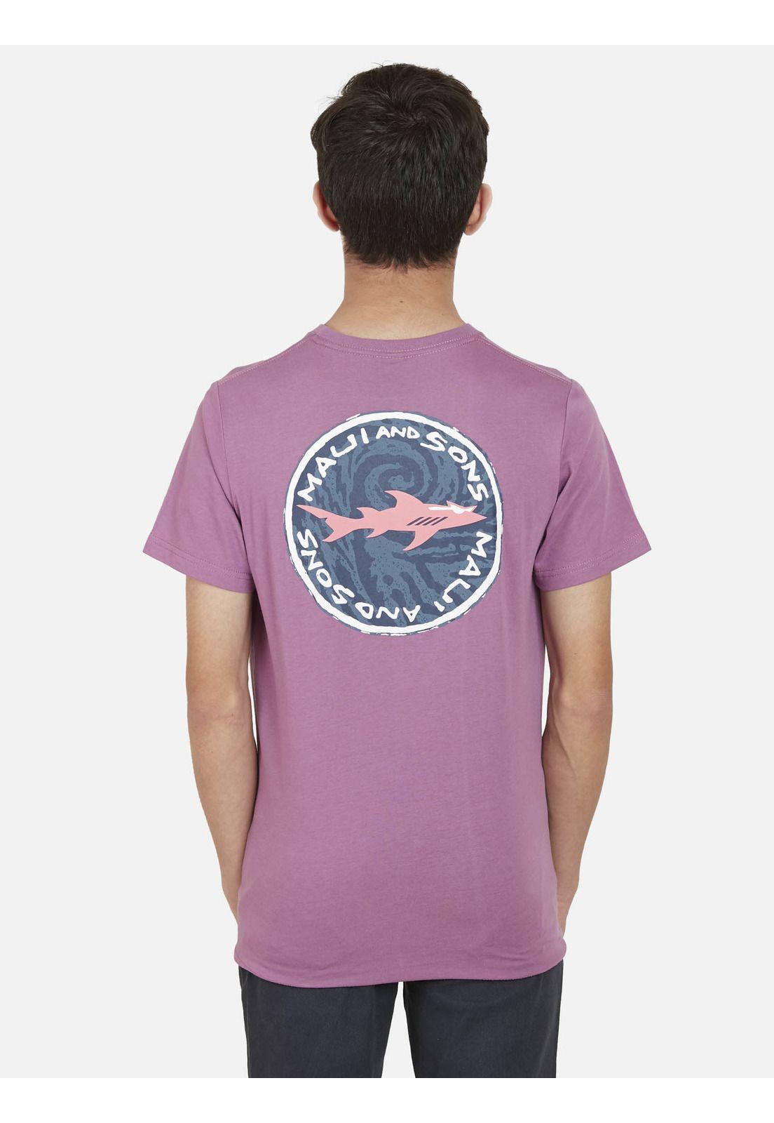 Polera VINTAGE SHARK Juvenil Burdeo Maui and Sons-1
