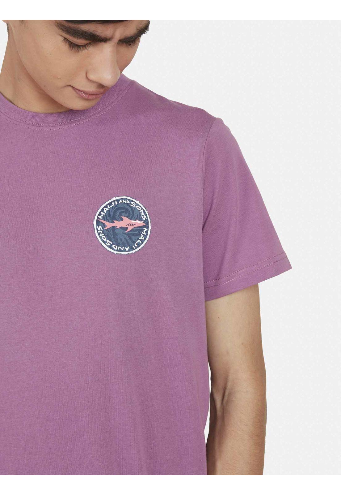 Polera VINTAGE SHARK Juvenil Burdeo Maui and Sons-2