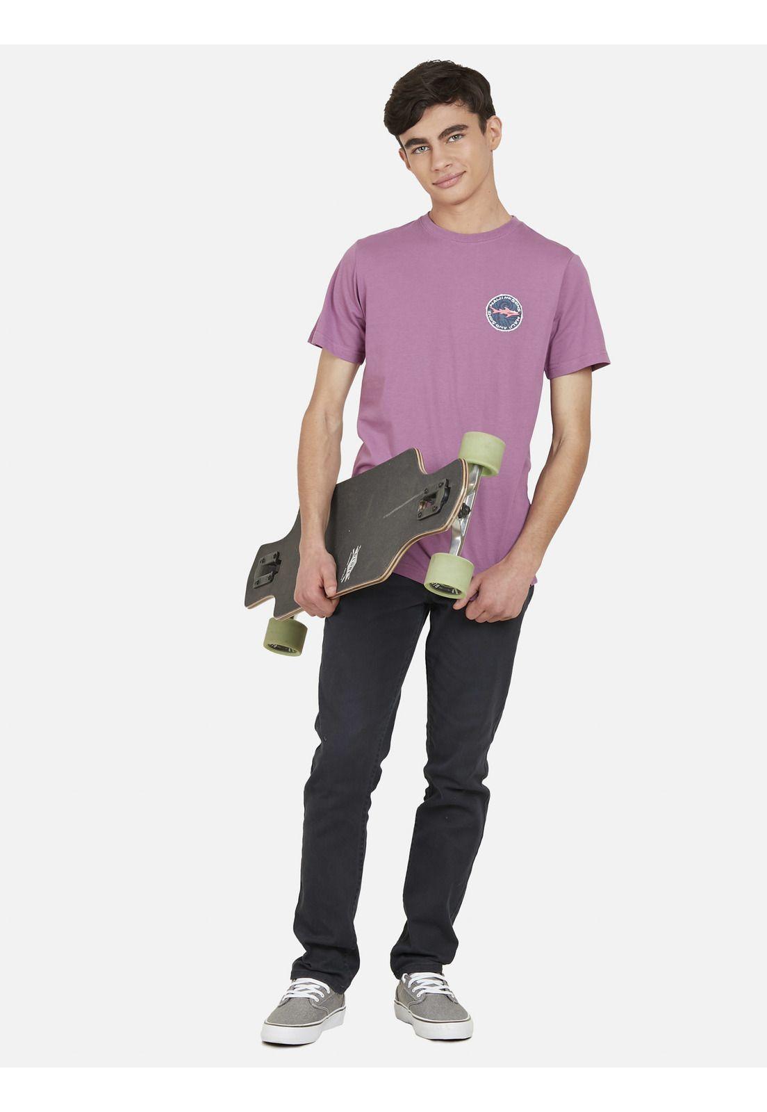 Polera VINTAGE SHARK Juvenil Burdeo Maui and Sons-3