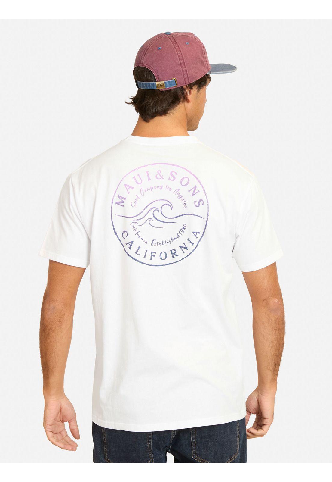 Polera MC Ficus Blanco Hombre Maui And Sons-1