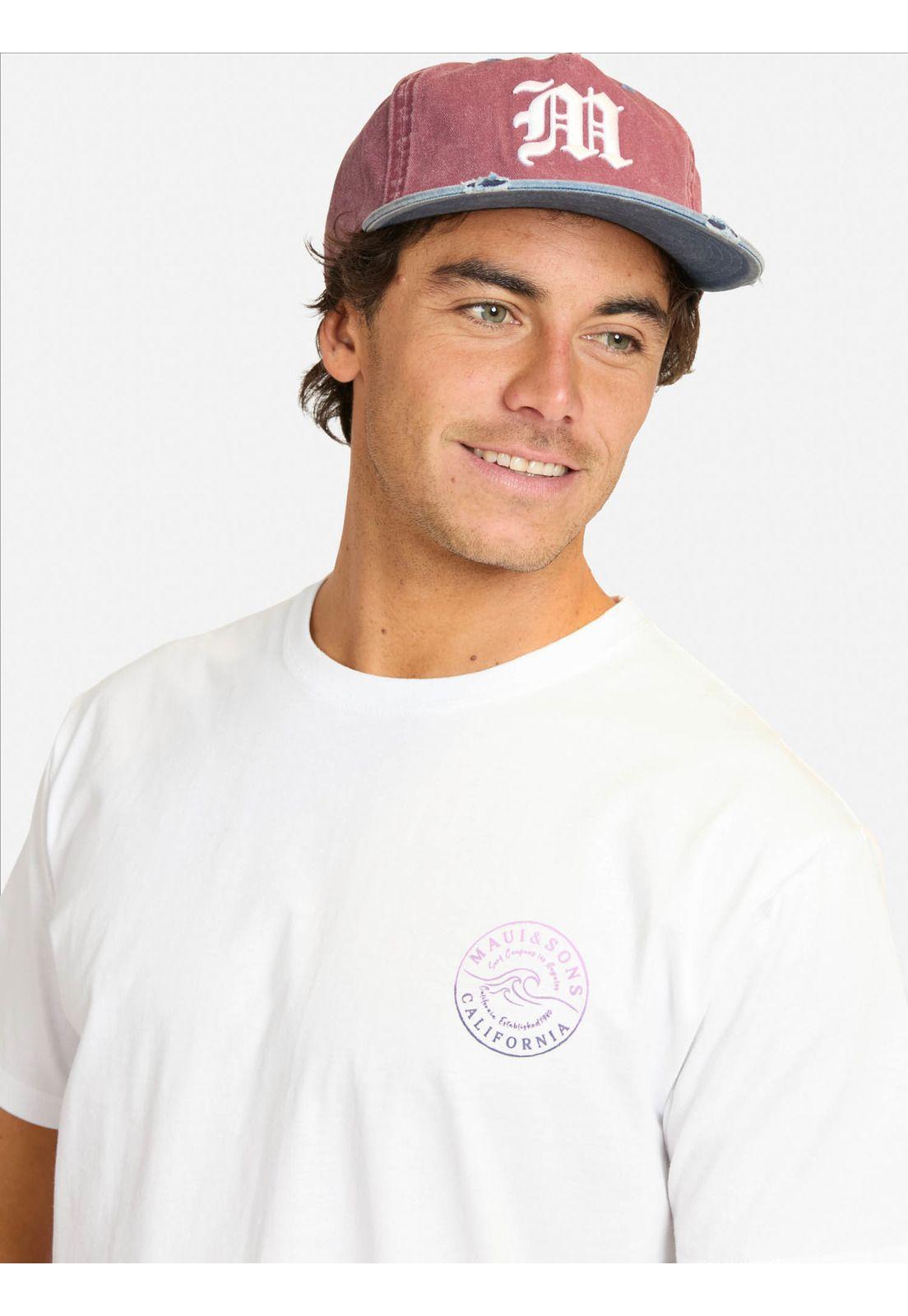 Polera MC Ficus Blanco Hombre Maui And Sons-2