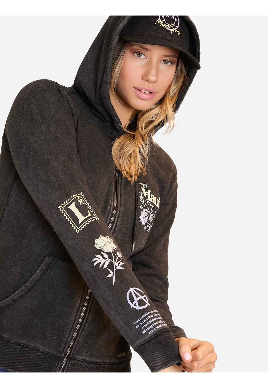 Poleron FZ Eternal Love Negro Mujer Maui and Sons-3