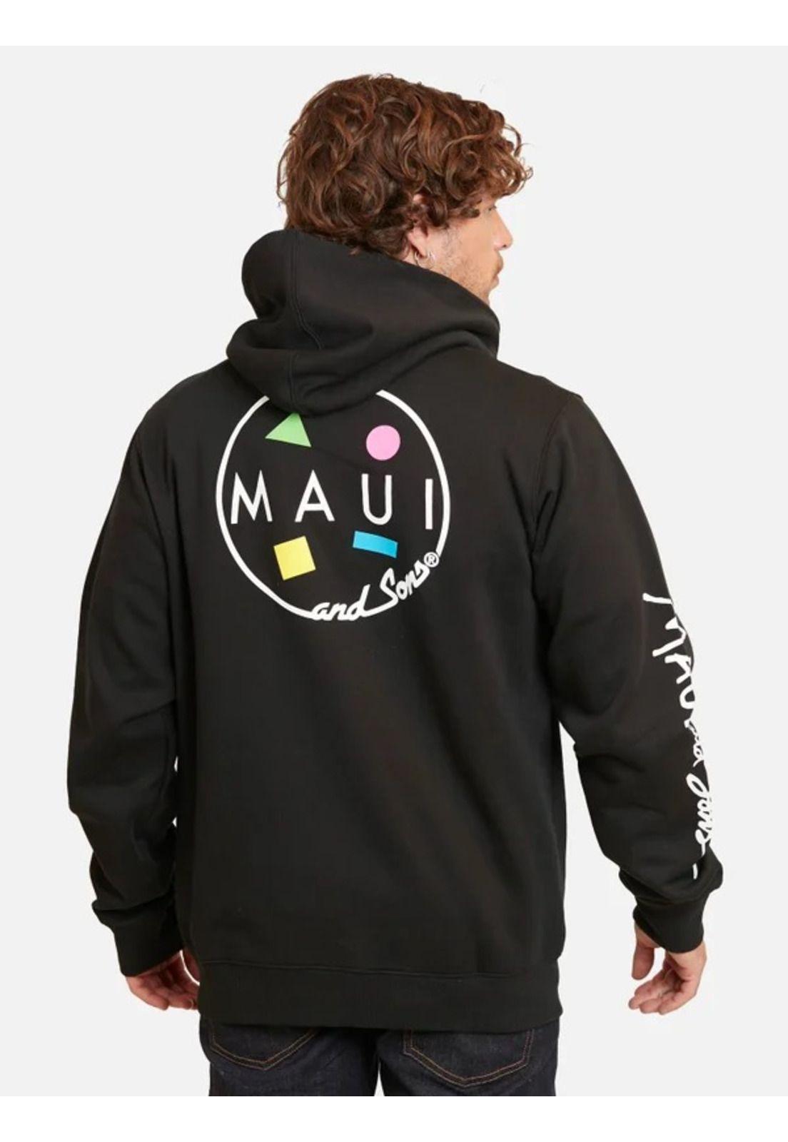 Poleron Mid Cookie Hoodie Negro Maui And Sons-1