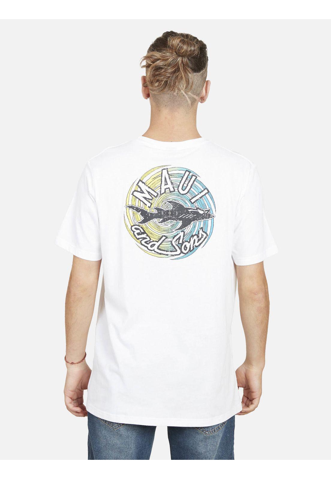 Pack Polera Cinturon 5AV1572 Hombre Blanco Maui and Sons-1