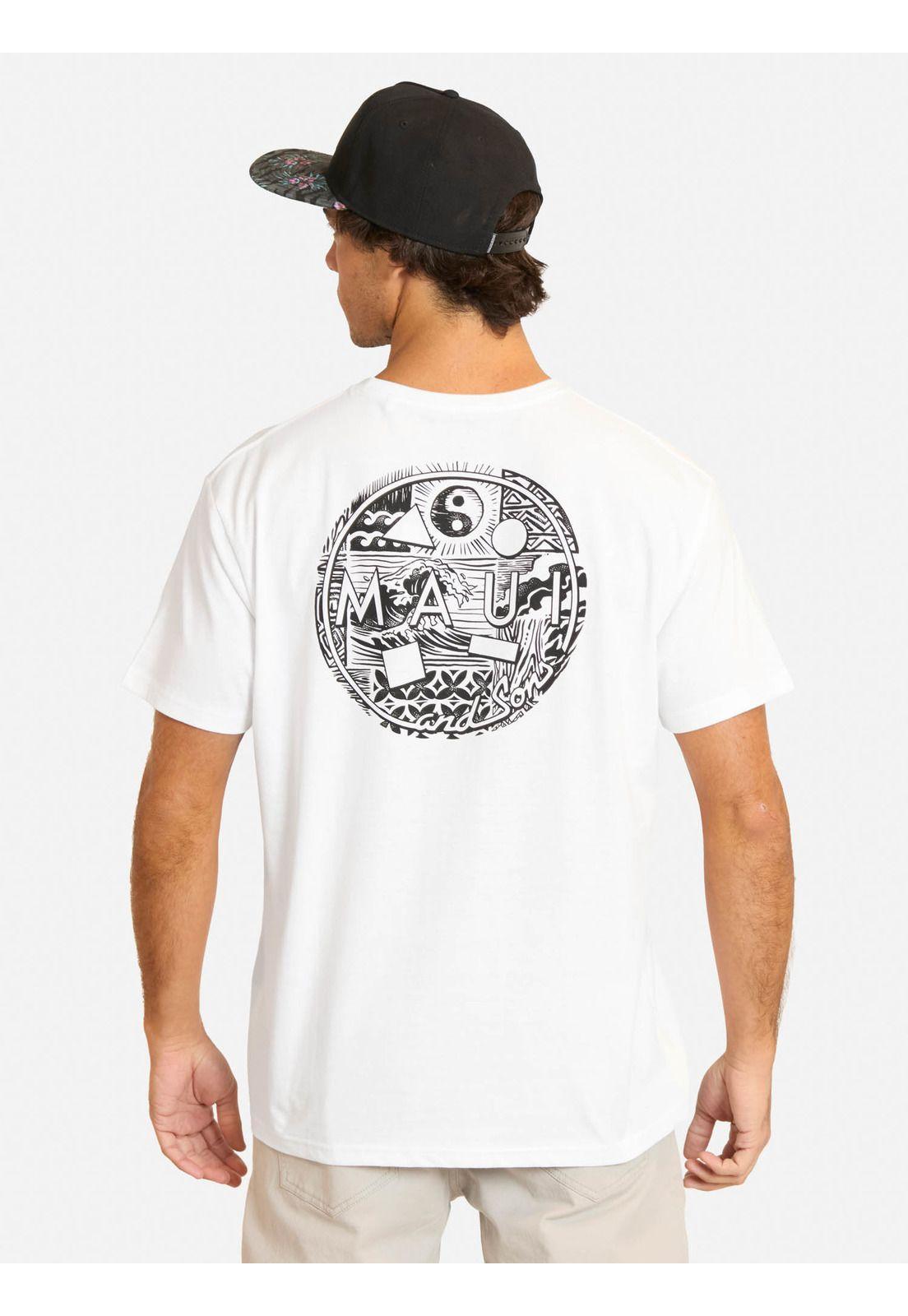 Polera MC Bijuh Blanco Hombre Maui And Sons-1