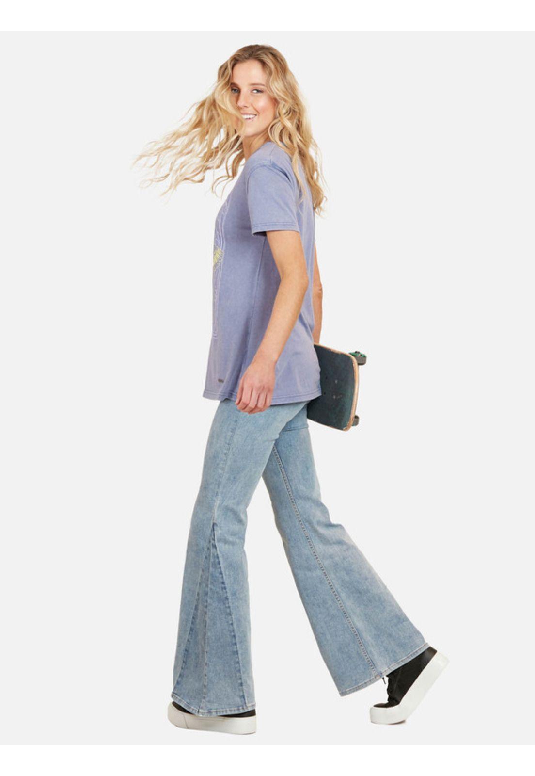 Polera Magic Butterfly Mujer Azul Maui And Sons-3